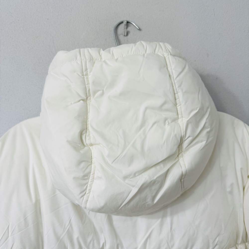 Amazon Essentials Hooded Sherpa Puffer Jacket Ivory XXL - Picture 8 of 16